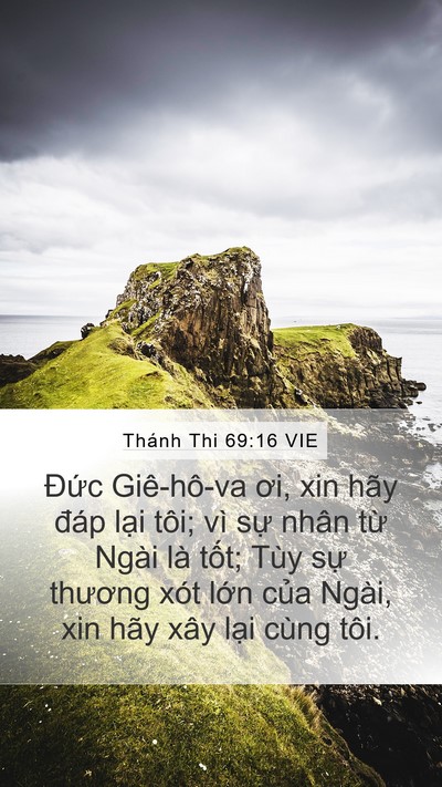 Thánh Thi 69:16 VIE Bible Verse Image