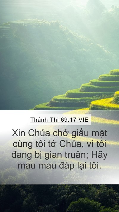 Thánh Thi 69:17 VIE Bible Verse Image