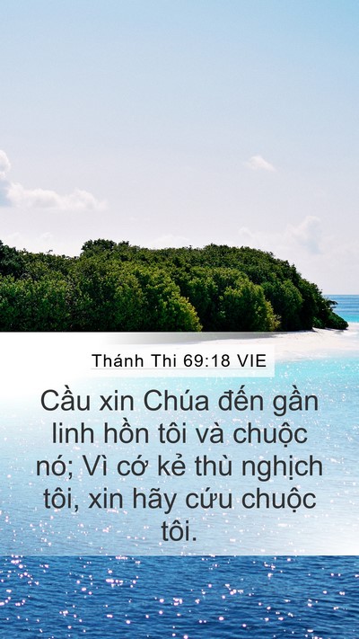 Thánh Thi 69:18 VIE Bible Verse Image