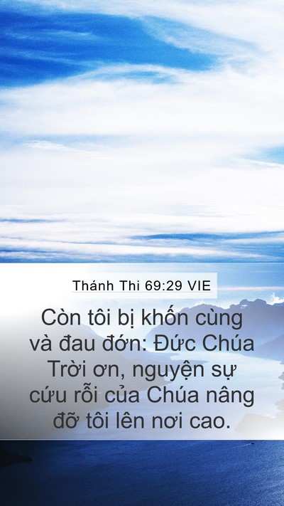 Thánh Thi 69:29 VIE Bible Verse Image