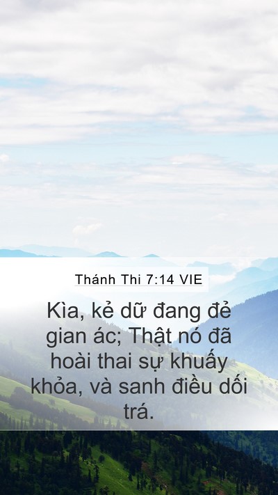 Thánh Thi 7:14 VIE Bible Verse Image