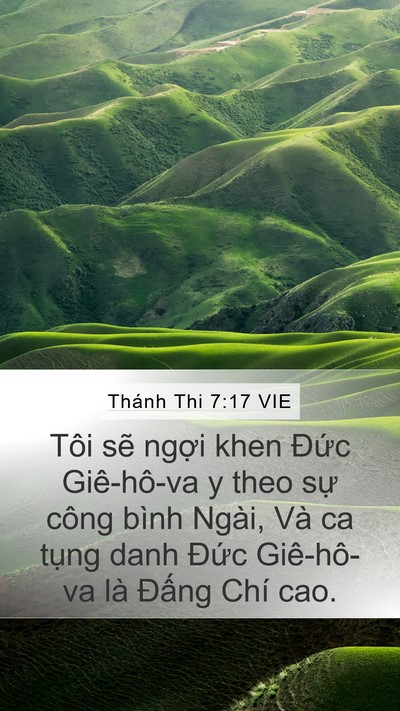 Thánh Thi 7:17 VIE Bible Verse Image