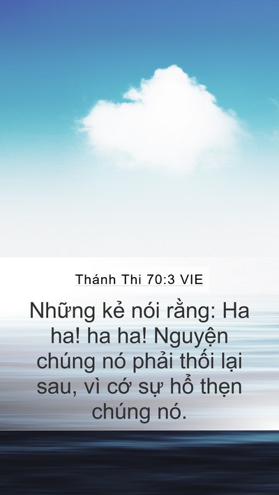 Thánh Thi 70:3 VIE Bible Verse Image