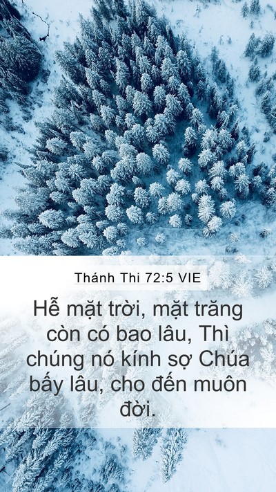 Thánh Thi 72:5 VIE Mobile Phone Wallpaper - Hễ mặt trời, mặt trăng còn có bao - Mobile Bible Verse Wallpaper