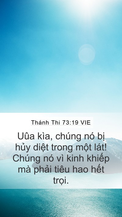Thánh Thi 73:19 VIE Bible Verse Image