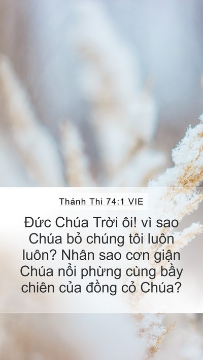 Thánh Thi 74:1 VIE Bible Verse Image