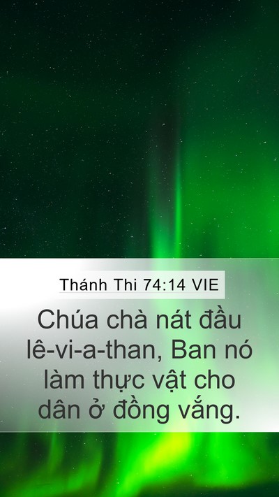 Thánh Thi 74:14 VIE Bible Verse Image