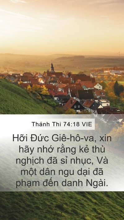 Thánh Thi 74:18 VIE Bible Verse Image