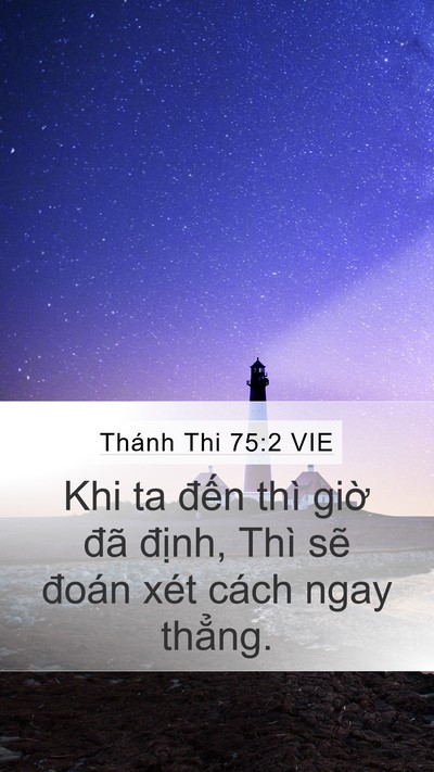 Thánh Thi 75:2 VIE Bible Verse Image