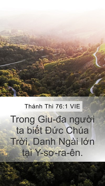 Thánh Thi 76:1 VIE Bible Verse Image