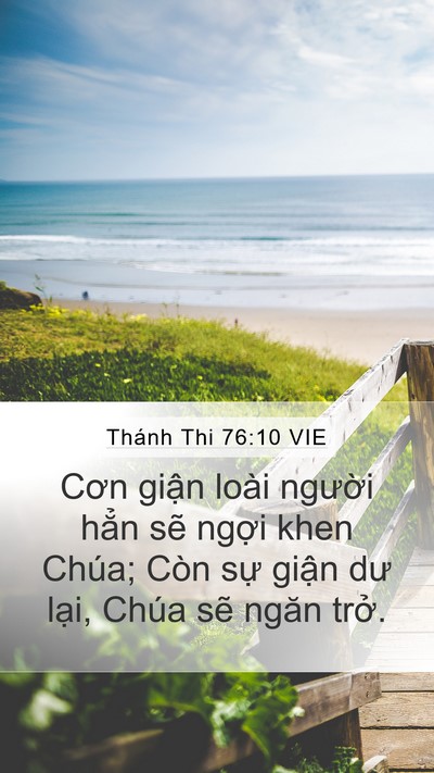 Thánh Thi 76:10 VIE Bible Verse Image