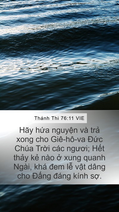 Thánh Thi 76:11 VIE Bible Verse Image