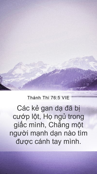 Thánh Thi 76:5 VIE Bible Verse Image