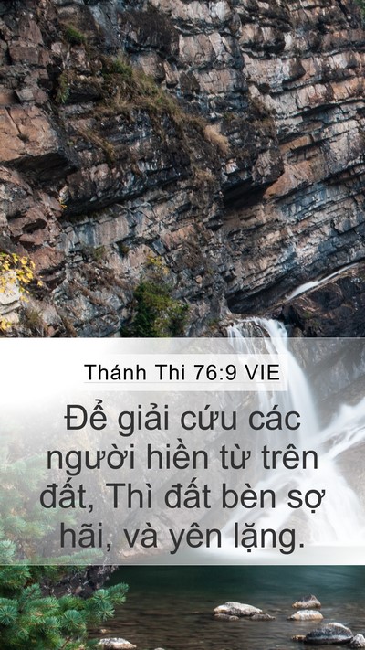 Thánh Thi 76:9 VIE Bible Verse Image