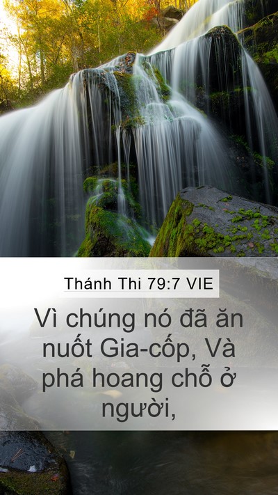 Thánh Thi 79:7 VIE Bible Verse Image