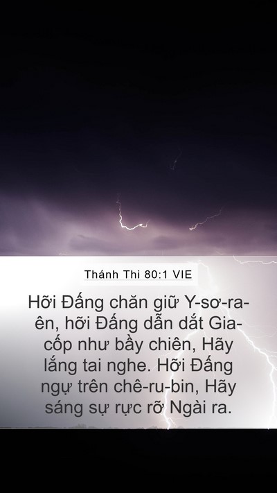 Thánh Thi 80:1 VIE Bible Verse Image