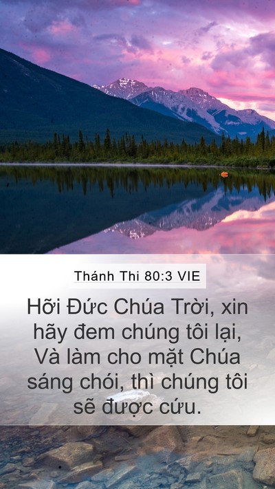Thánh Thi 80:3 VIE Bible Verse Image