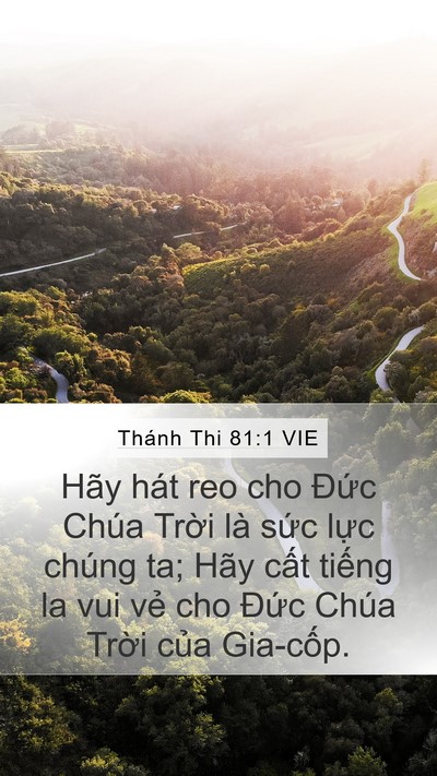 Thánh Thi 81:1 VIE Bible Verse Image