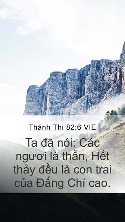 Thánh Thi 82:6 VIE Bible Verse Image