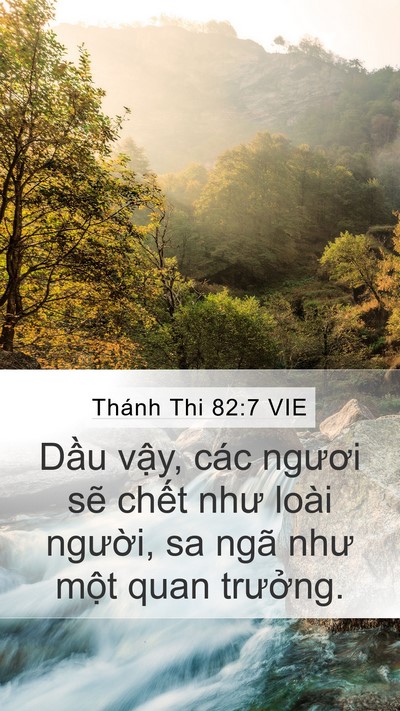 Thánh Thi 82:7 VIE Bible Verse Image