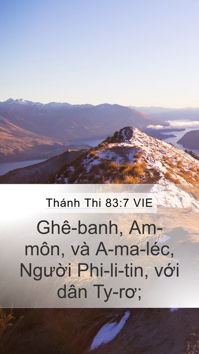 Thánh Thi 83:7 VIE Bible Verse Image