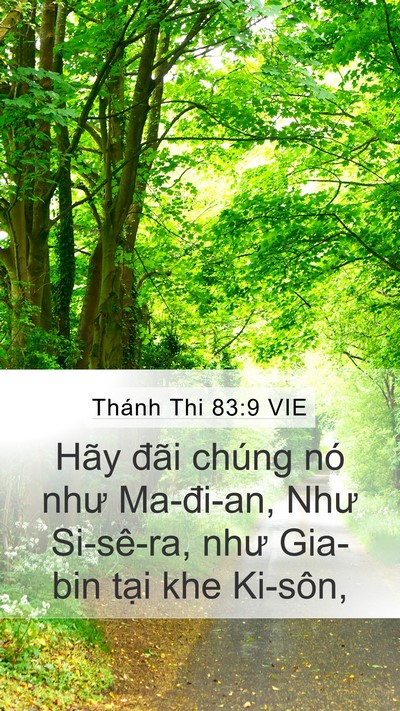 Thánh Thi 83:9 VIE Bible Verse Image