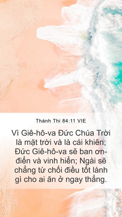 Thánh Thi 84:11 VIE Bible Verse Image