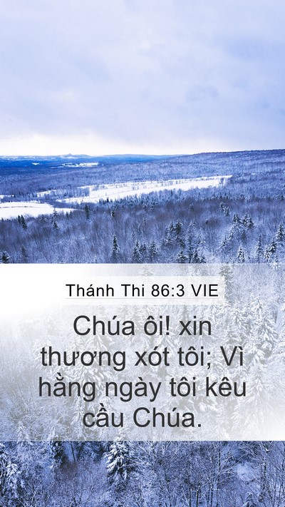 Thánh Thi 86:3 VIE Bible Verse Image