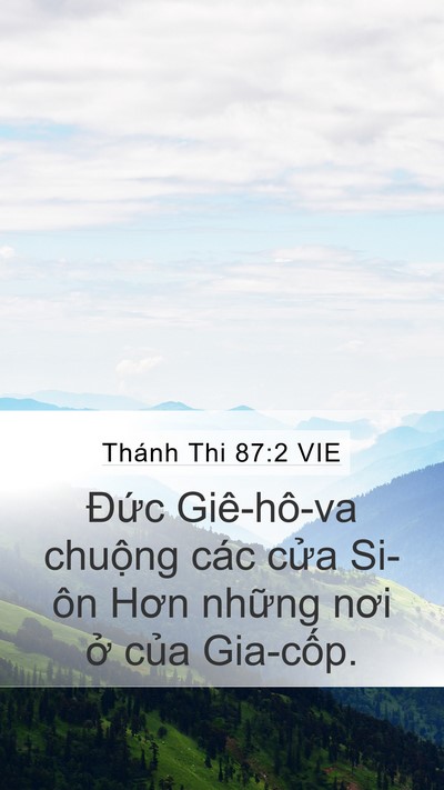 Thánh Thi 87:2 VIE Bible Verse Image