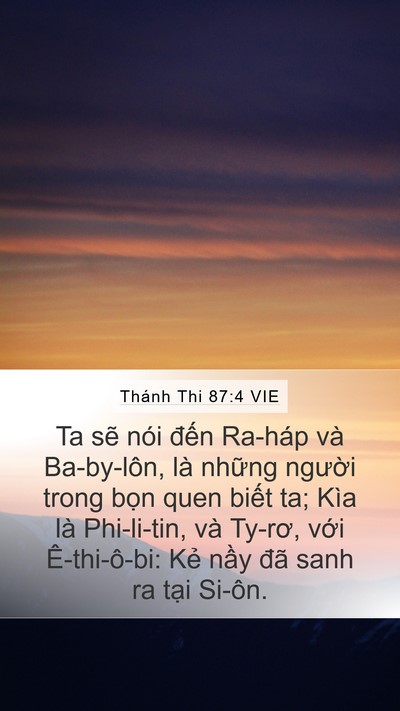 Thánh Thi 87:4 VIE Bible Verse Image
