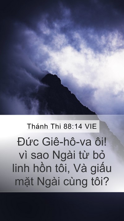 Thánh Thi 88:14 VIE Bible Verse Image