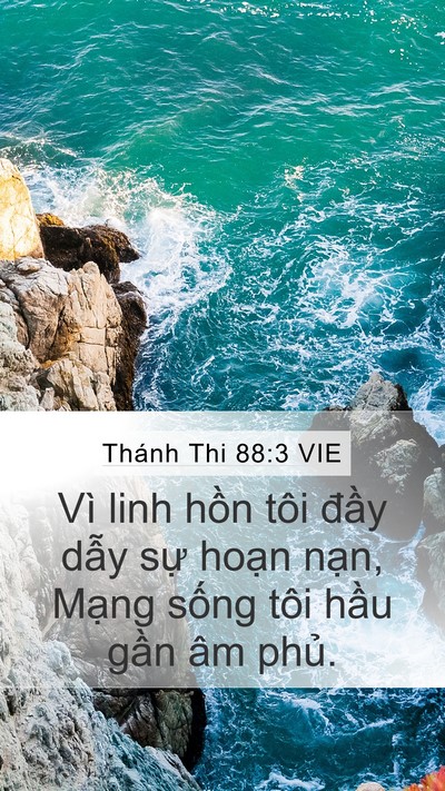 Thánh Thi 88:3 VIE Bible Verse Image