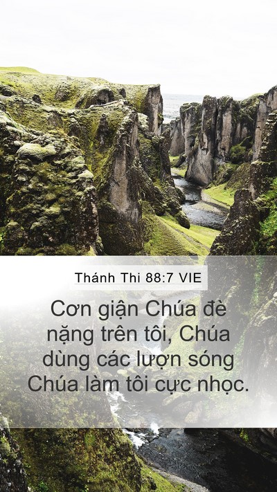 Thánh Thi 88:7 VIE Bible Verse Image