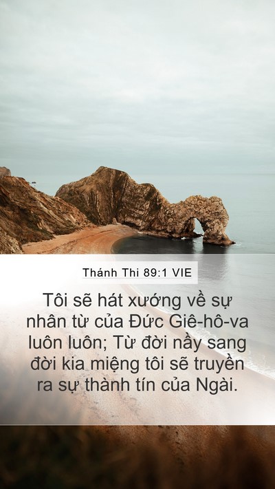 Thánh Thi 89:1 VIE Bible Verse Image