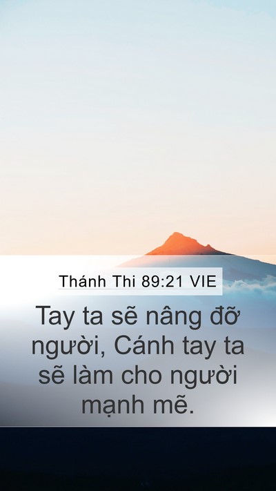 Thánh Thi 89:21 VIE Bible Verse Image