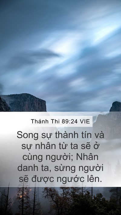 Thánh Thi 89:24 VIE Bible Verse Image