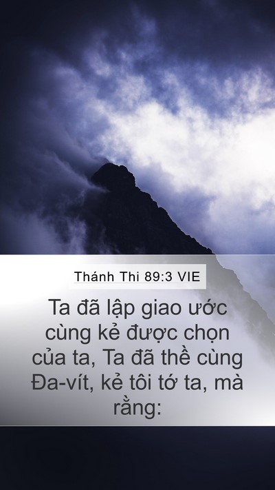 Thánh Thi 89:3 VIE Bible Verse Image