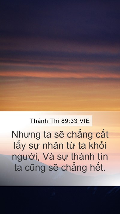 Thánh Thi 89:33 VIE Bible Verse Image