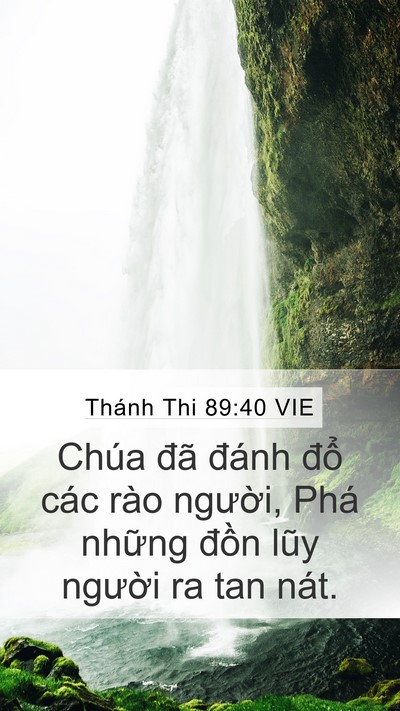Thánh Thi 89:40 VIE Bible Verse Image