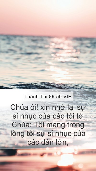 Thánh Thi 89:50 VIE Bible Verse Image