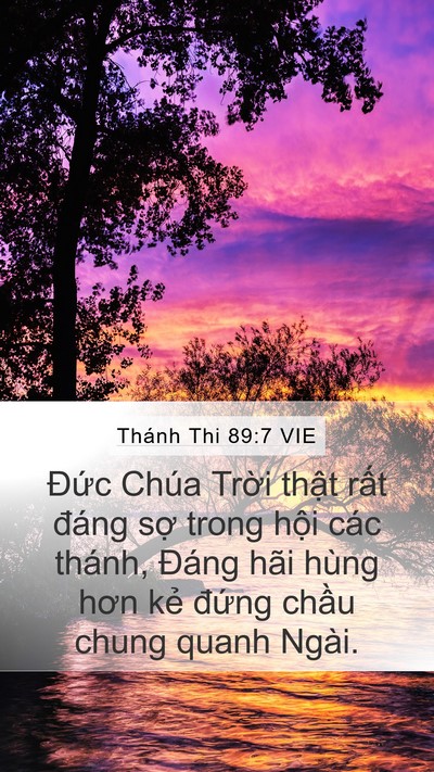 Thánh Thi 89:7 VIE Bible Verse Image