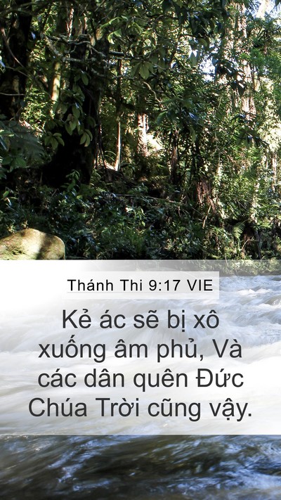 Thánh Thi 9:17 VIE Bible Verse Image