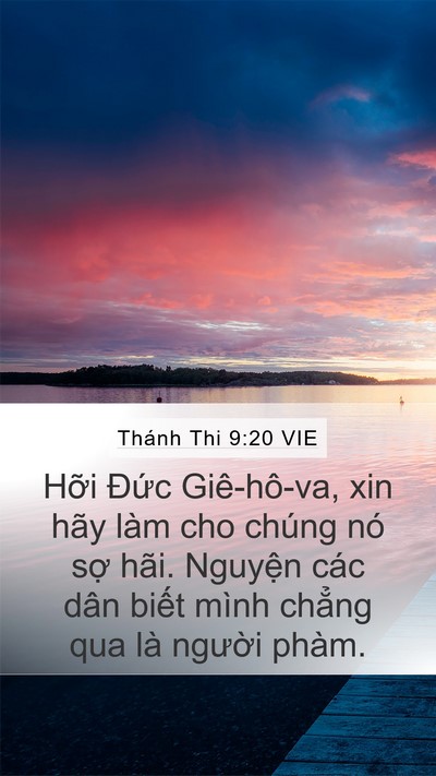 Thánh Thi 9:20 VIE Bible Verse Image