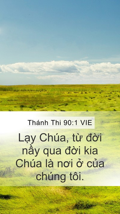 Thánh Thi 90:1 VIE Bible Verse Image