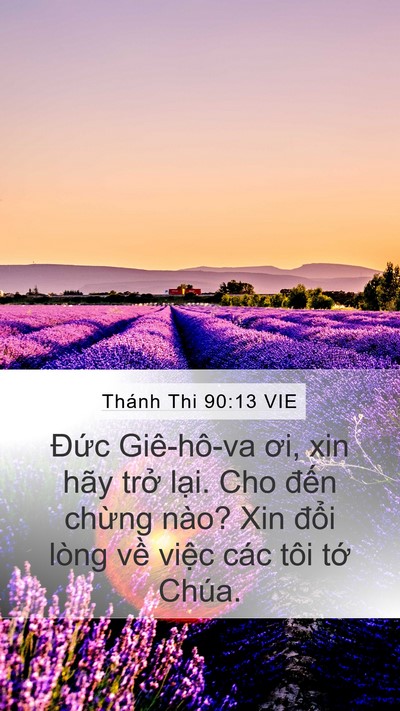 Thánh Thi 90:13 VIE Bible Verse Image