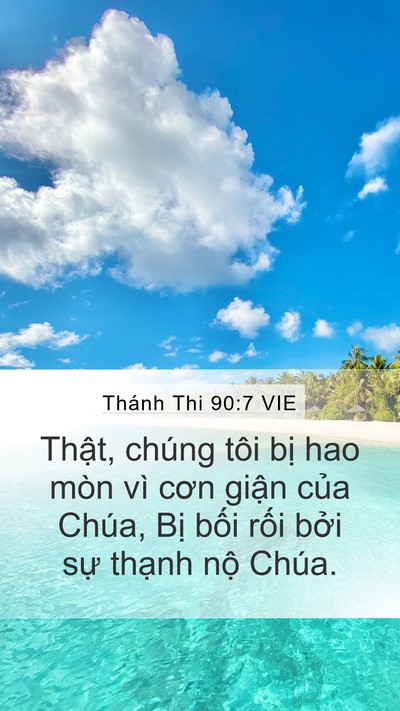 Thánh Thi 90:7 VIE Bible Verse Image