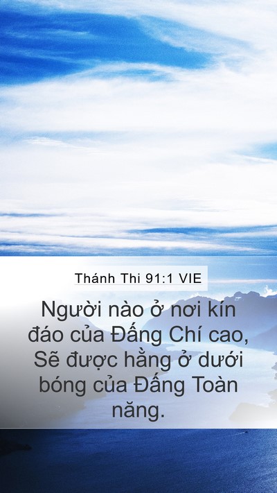 Thánh Thi 91:1 VIE Bible Verse Image