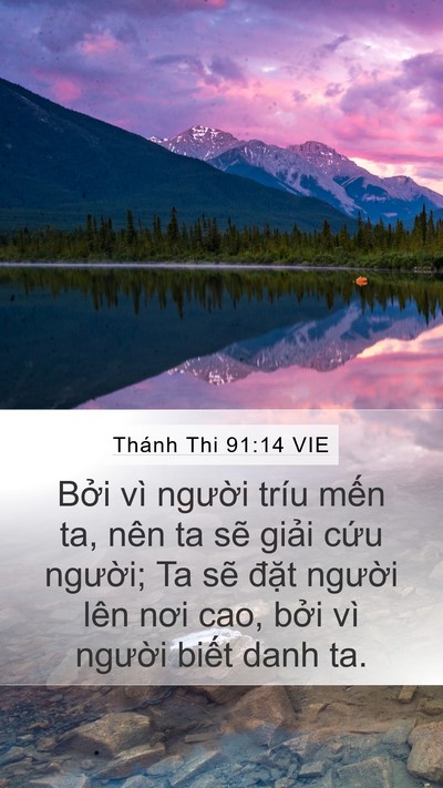 Thánh Thi 91:14 VIE Bible Verse Image