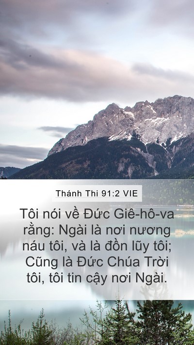 Thánh Thi 91:2 VIE Bible Verse Image