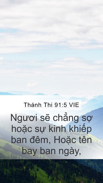Thánh Thi 91:5 VIE Bible Verse Image